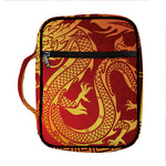 Chinese Dragon Zodiac Sign Print Front Pocket Bible Bag