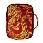 Chinese Dragon Zodiac Sign Print Front Pocket Bible Bag