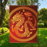 Chinese Dragon Zodiac Sign Print Garden Flag