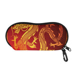 Chinese Dragon Zodiac Sign Print Glasses Case