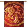 Chinese Dragon Zodiac Sign Print House Flag