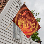 Chinese Dragon Zodiac Sign Print House Flag