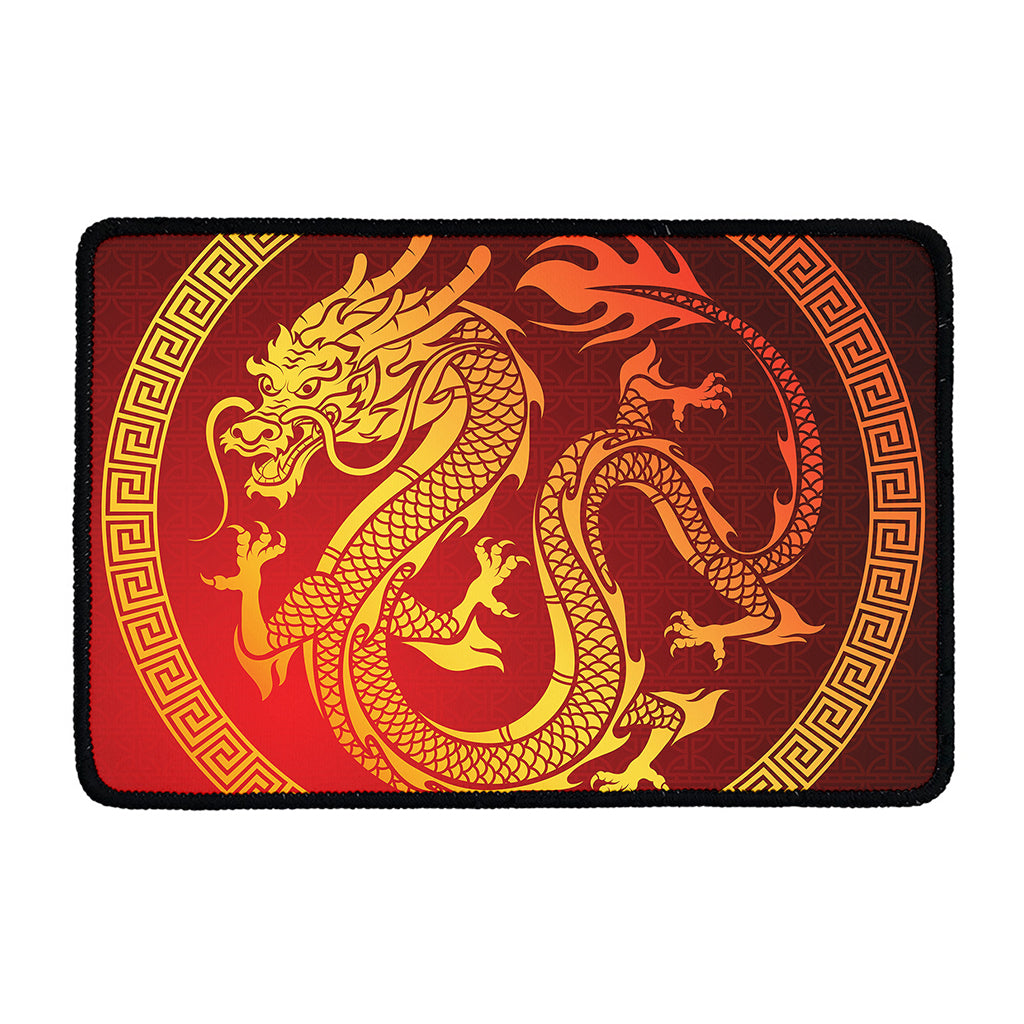 Chinese Dragon Zodiac Sign Print Kitchen Mat