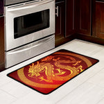 Chinese Dragon Zodiac Sign Print Kitchen Mat