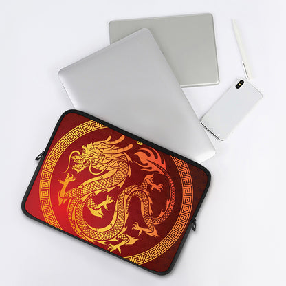 Chinese Dragon Zodiac Sign Print Laptop Sleeve