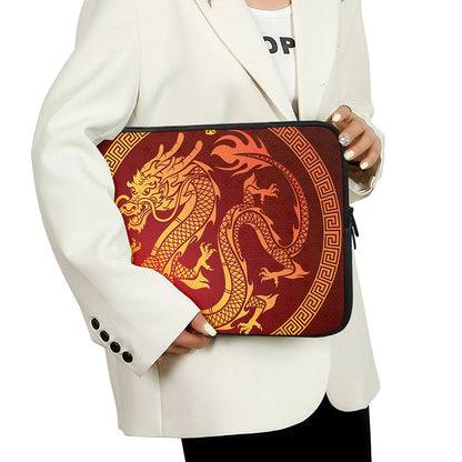 Chinese Dragon Zodiac Sign Print Laptop Sleeve