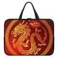 Chinese Dragon Zodiac Sign Print Laptop Sleeve With Handle