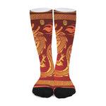 Chinese Dragon Zodiac Sign Print Long Socks