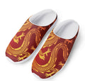 Chinese Dragon Zodiac Sign Print Mesh Casual Shoes