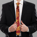 Chinese Dragon Zodiac Sign Print Necktie