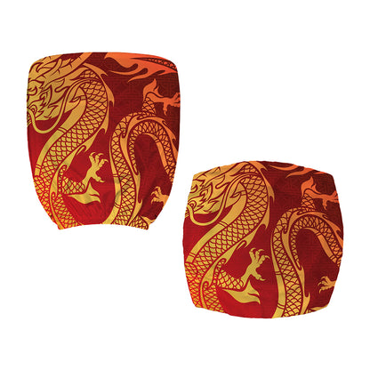Chinese Dragon Zodiac Sign Print Office Chair Cover