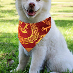 Chinese Dragon Zodiac Sign Print Over The Collar Dog Bandana