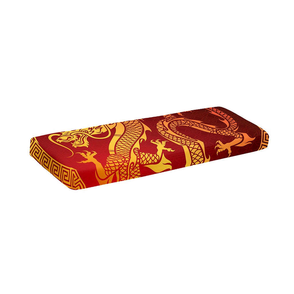 Chinese Dragon Zodiac Sign Print Piano Keyboard Cover