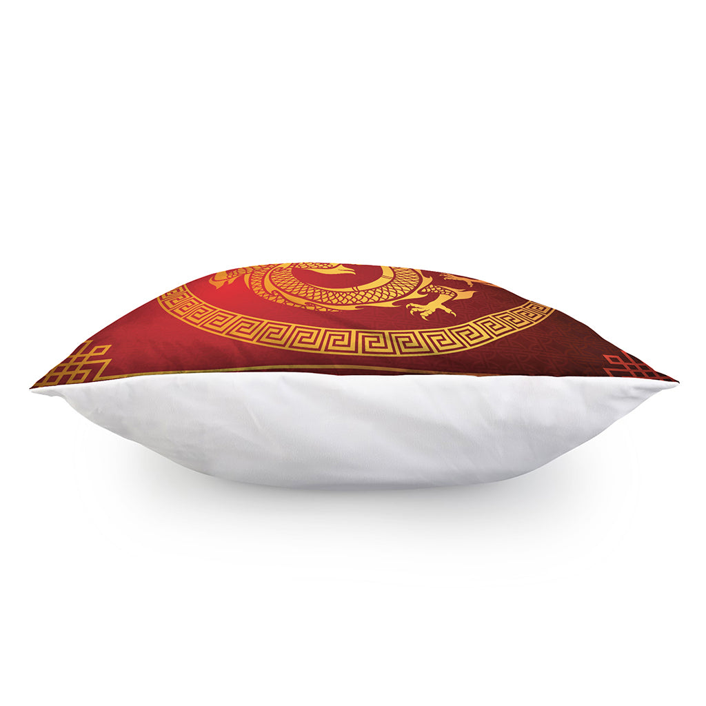 Chinese Dragon Zodiac Sign Print Pillow Cover