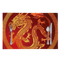 Chinese Dragon Zodiac Sign Print Placemat