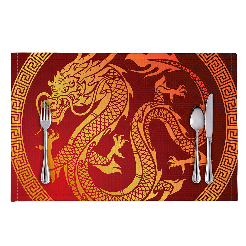 Chinese Dragon Zodiac Sign Print Placemat