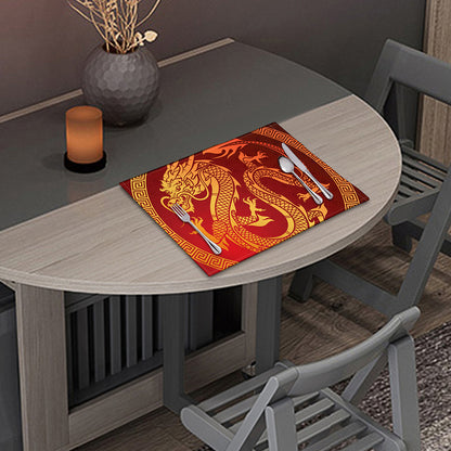 Chinese Dragon Zodiac Sign Print Placemat