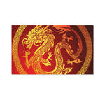 Chinese Dragon Zodiac Sign Print Polyester Flag