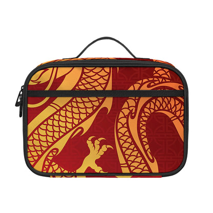 Chinese Dragon Zodiac Sign Print Portable Lunch Bag