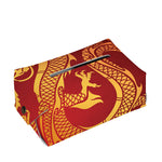 Chinese Dragon Zodiac Sign Print Rectangle Tissue Box Cover