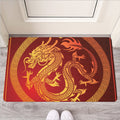 Chinese Dragon Zodiac Sign Print Rubber Doormat