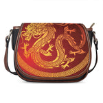 Chinese Dragon Zodiac Sign Print Saddle Bag