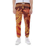 Chinese Dragon Zodiac Sign Print Scuba Joggers
