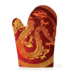 Chinese Dragon Zodiac Sign Print Single Oven Mitt