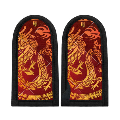 Chinese Dragon Zodiac Sign Print Skillet Handle Cover