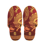 Chinese Dragon Zodiac Sign Print Slippers