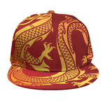 Chinese Dragon Zodiac Sign Print Snapback Cap