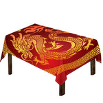 Chinese Dragon Zodiac Sign Print Tablecloth