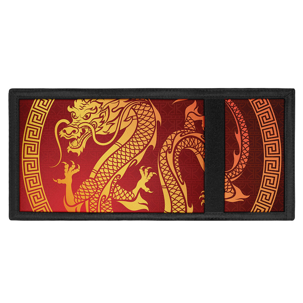 Chinese Dragon Zodiac Sign Print Trifold Wallet