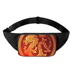 Chinese Dragon Zodiac Sign Print Waist Bag