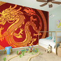 Chinese Dragon Zodiac Sign Print Wall Sticker