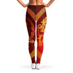 Chinese Dragon Zodiac Sign Print Women's Leggings
