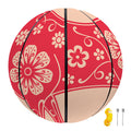 Chinese Flower Ox Zodiac Print Basketball