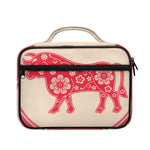 Chinese Flower Ox Zodiac Print Briefcase Bible Bag