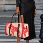 Chinese Flower Ox Zodiac Print Duffle Bag