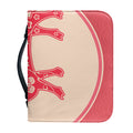 Chinese Flower Ox Zodiac Print Leather Bible Cover