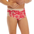 Chinese Flower Ox Zodiac Print Men's Briefs