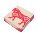 Chinese Flower Ox Zodiac Print Outdoor Seat Cushion Cover