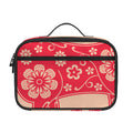 Chinese Flower Ox Zodiac Print Portable Lunch Bag