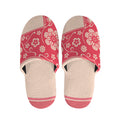 Chinese Flower Ox Zodiac Print Slippers