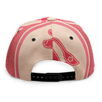 Chinese Flower Ox Zodiac Print Snapback Cap