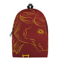 Chinese Horoscope Ox Sign Print School Backpack