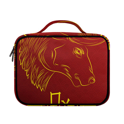 Chinese Horoscope Ox Sign Print Briefcase Bible Bag
