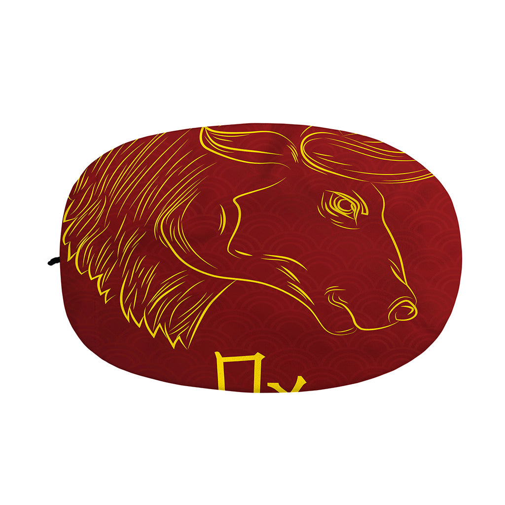 Chinese Horoscope Ox Sign Print Car Side Mirror Covers