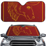 Chinese Horoscope Ox Sign Print Car Windshield Sun Shade