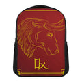 Chinese Horoscope Ox Sign Print Casual Backpack